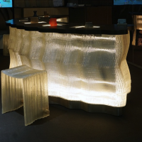 taburete brio iluminado